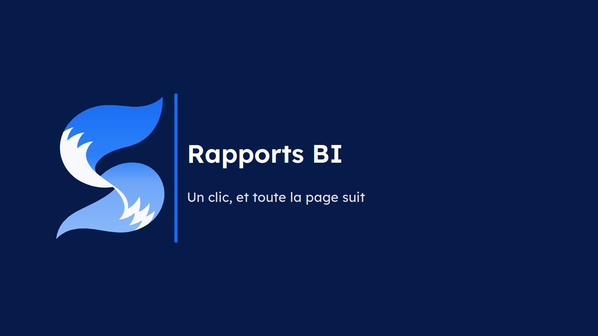 Vidéo : Rapports BI