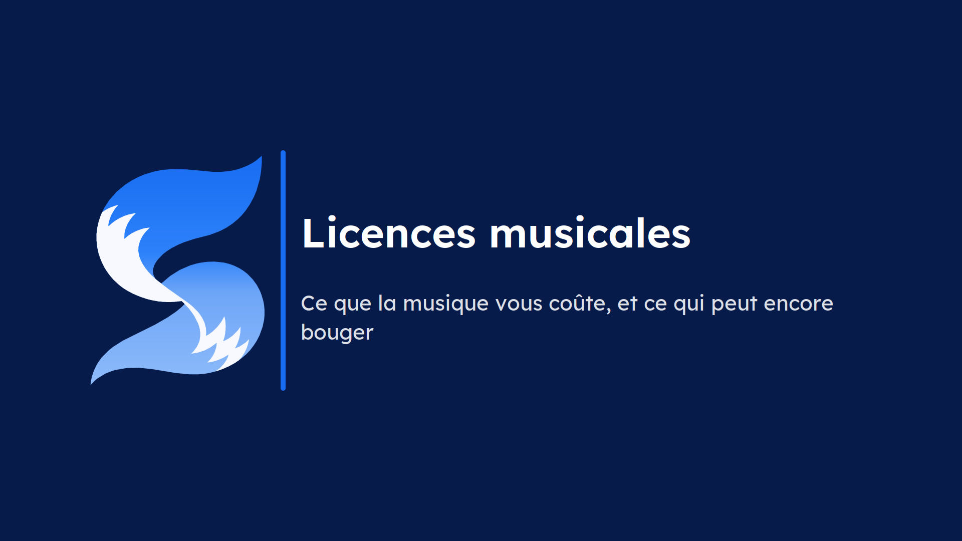 Vidéo : Licences musicales