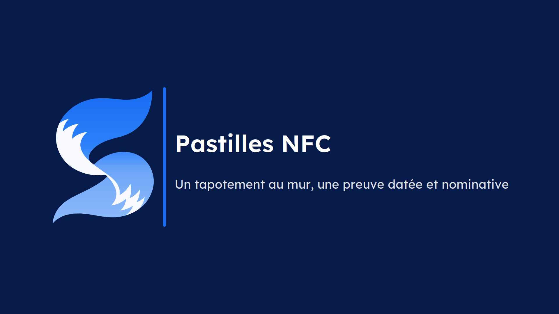 Vidéo : Pastilles NFC