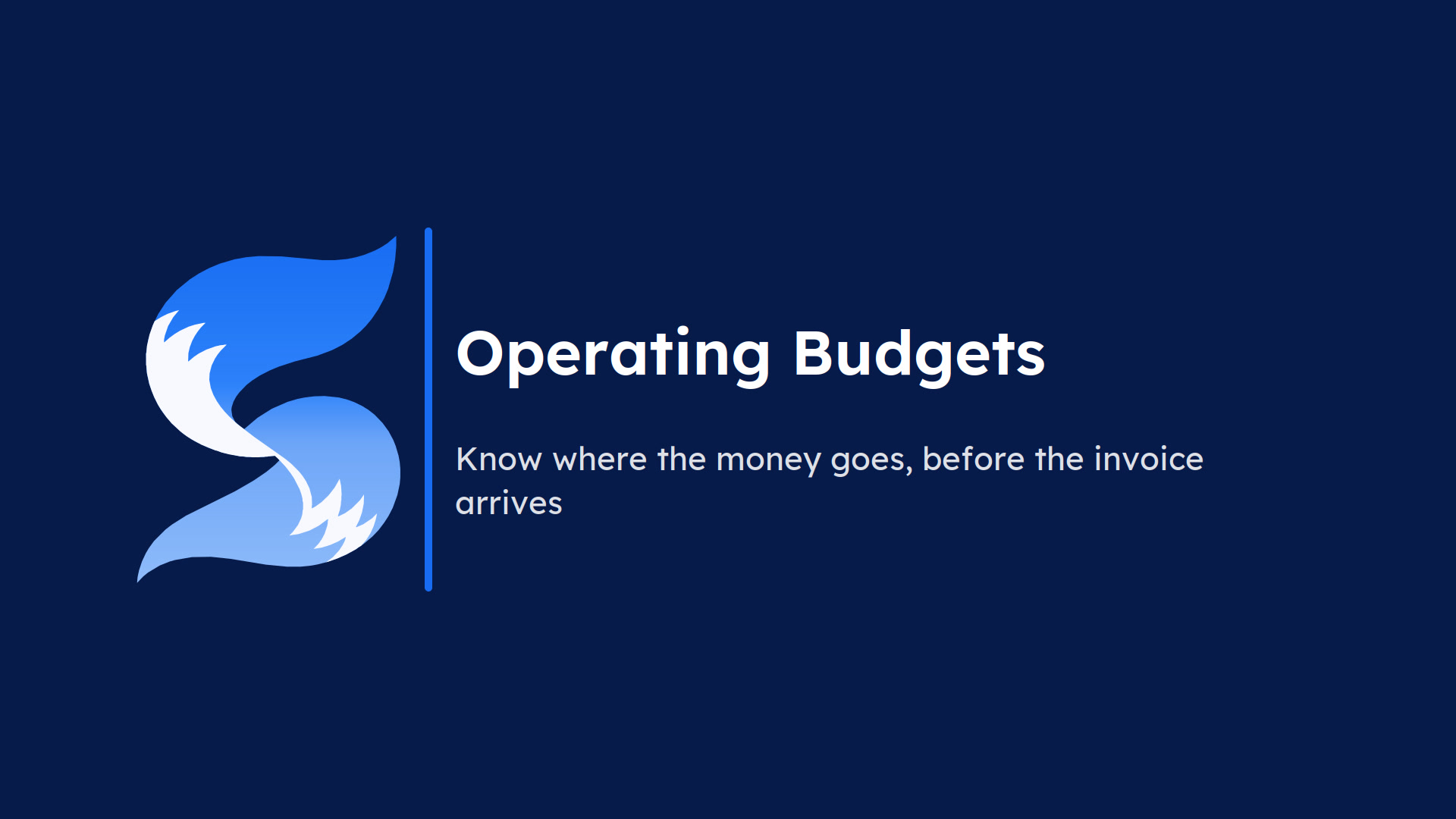 Video : Operating Budgets