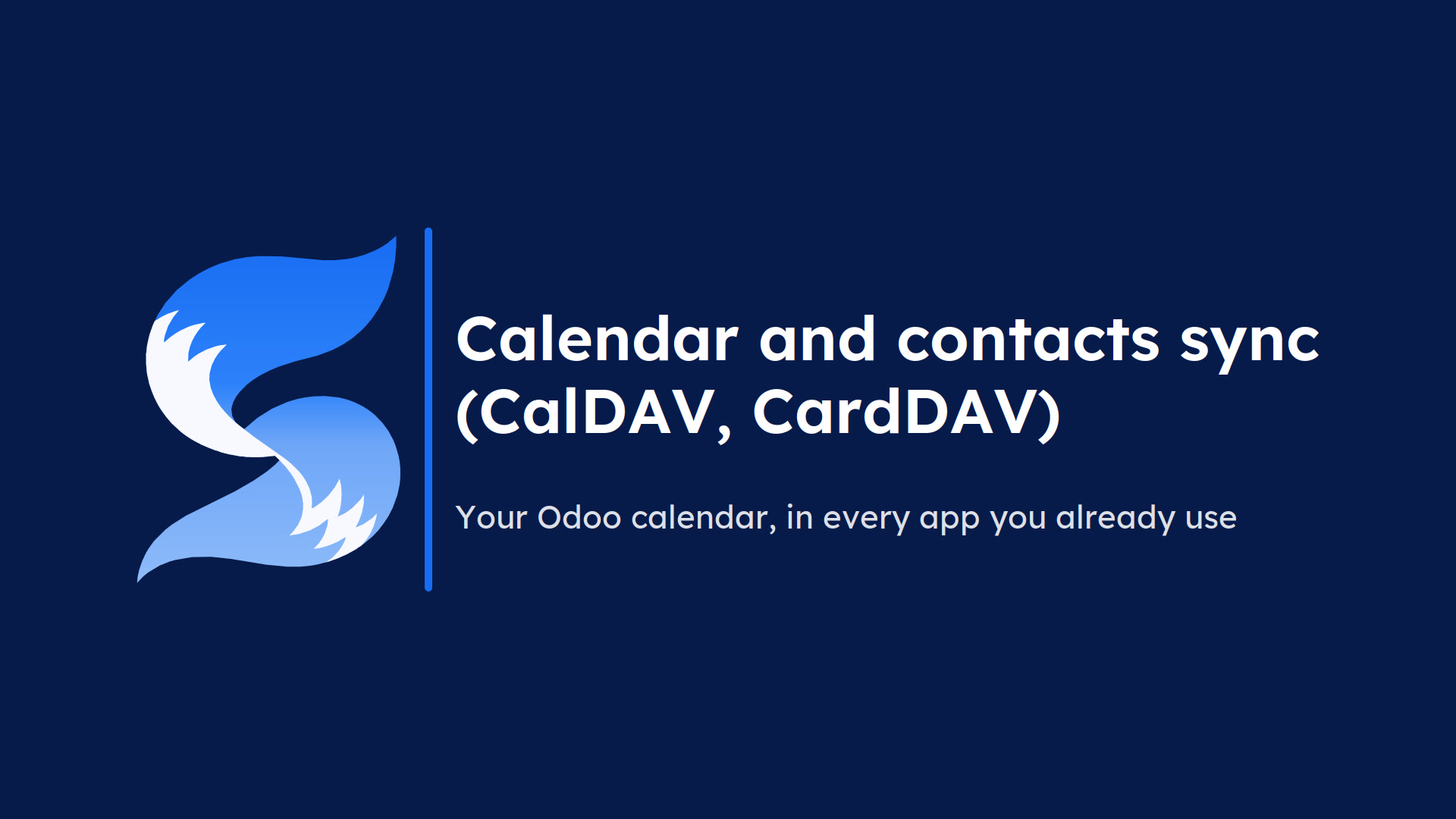 Video : Calendar and contacts sync (CalDAV, CardDAV)