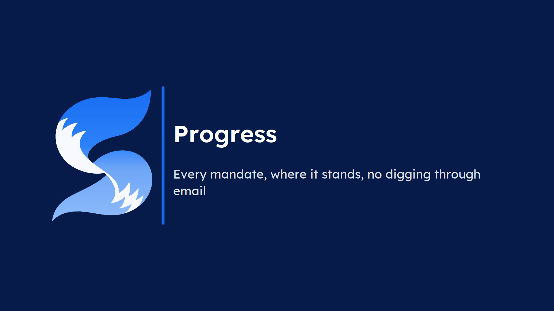 Video : Progress