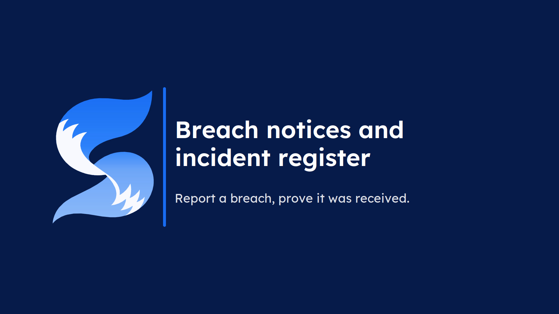 Video : Breach notices and incident register